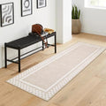 Garvee Hallway Runner Rug 2x6 Washable Checkered Rug by Garvee
