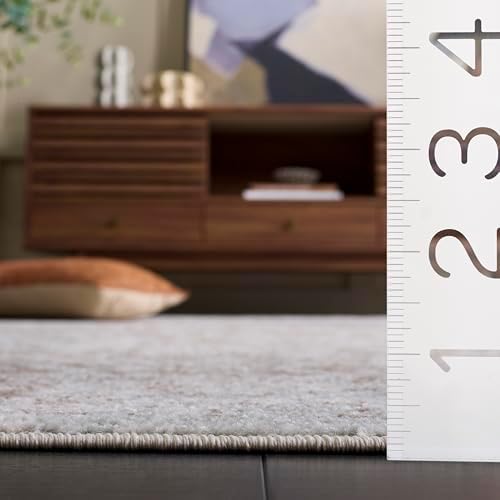 SAFAVIEH Evoke Square Rug 3', Ivory & Taupe EVK256E - Image 6