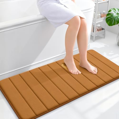 OLANLY Memory Foam Long Bathroom Rugs Runner 44x20, Super Soft Absorbent by OLANLY