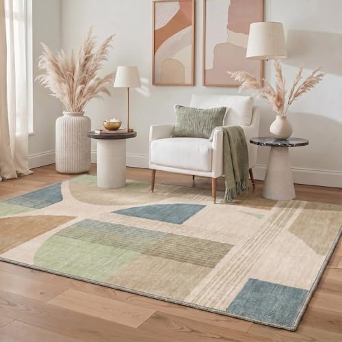 BEIMO 2x8 Washable Runner Rugs, Neutral Mid Century Modern Rug - Image 5