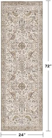 Vintage 2x6 Washable Runner Rugs - Image 2