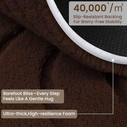 Sour Lemon 2x6 Runner Rug for Hallways Non Slip, Bedroom Rugs Coffee - Image 6