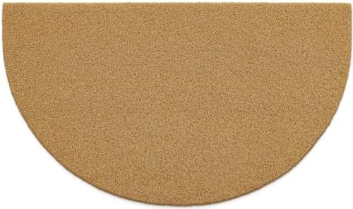 OLANLY Half Circle Door Mat 30x17, Low Profile Doormat by OLANLY