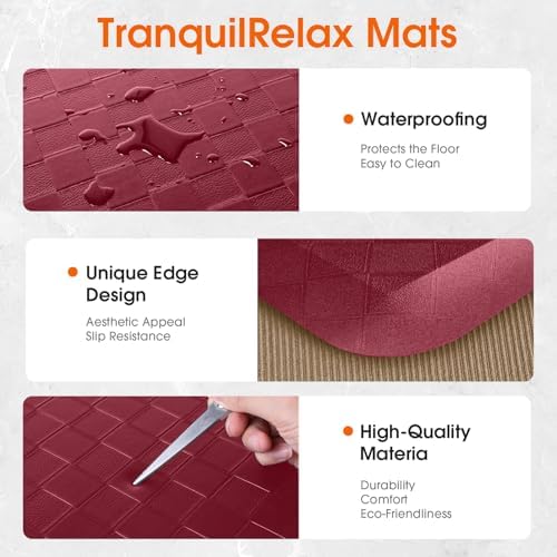 TranquilRelax 4/5 Inch Cushioned Anti Fatigue Kitchen Mats - Image 3