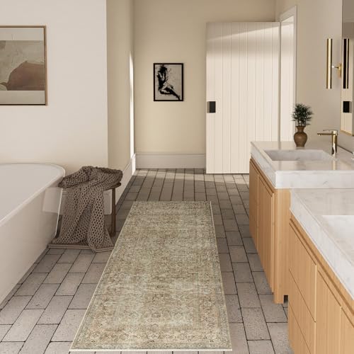 Washable Runners for Hallways Kitchen Rug: 2'x10' Runner Rugs Stain Resistant - Image 6