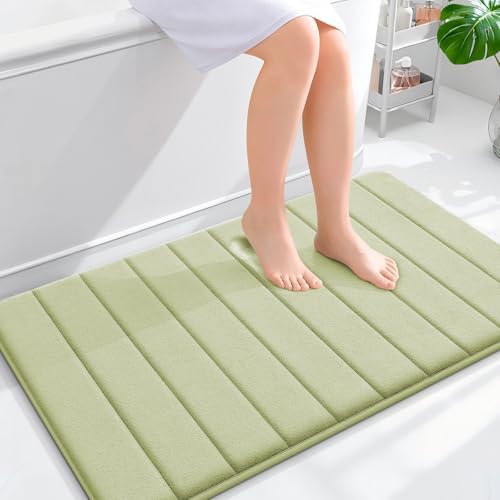 OLANLY Memory Foam Large Bath Mat 40x24, Super Soft Absorbent Bathroom Rugs by OLANLY