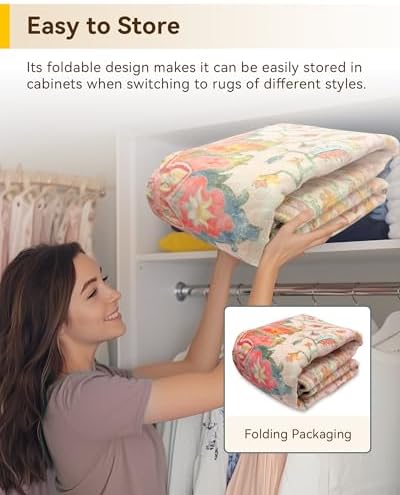 RELEANY Washable Area Rug - Image 6