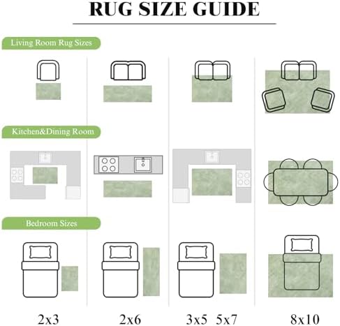 3x5 Washable Area Rug - Image 7