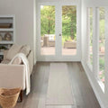 Nourison Home Courtyard 6' Runner Indoor/Outdoor Serged Edges Runner Ivory by NourisonHome