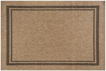Beverly Rug Easy Jute Bordered Entry Rug 2x3 Washable Durable Indoor Outdoor - Image 2