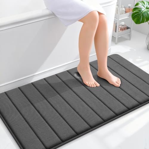 OLANLY Memory Foam Long Bathroom Rugs Runner 44x24, Super Soft Absorbent by OLANLY