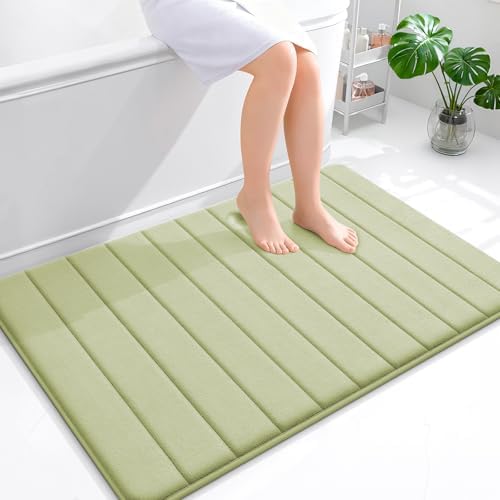 OLANLY Memory Foam Large Bath Mat 44x32, Super Soft Absorbent Bathroom Rugs by OLANLY