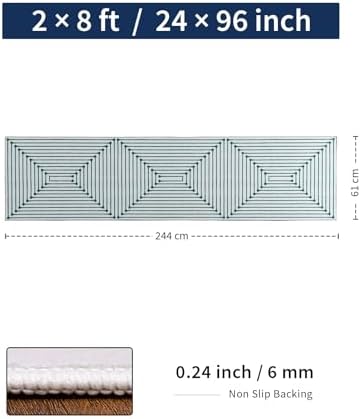 YIHOUSE Washable 2x8 Runner Rug - Image 2