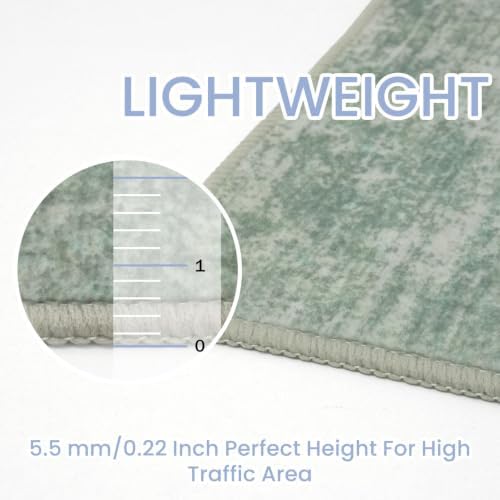 IOHOUZE Abstract Runner Rug 2x7 Ft Washable Runners - Image 4