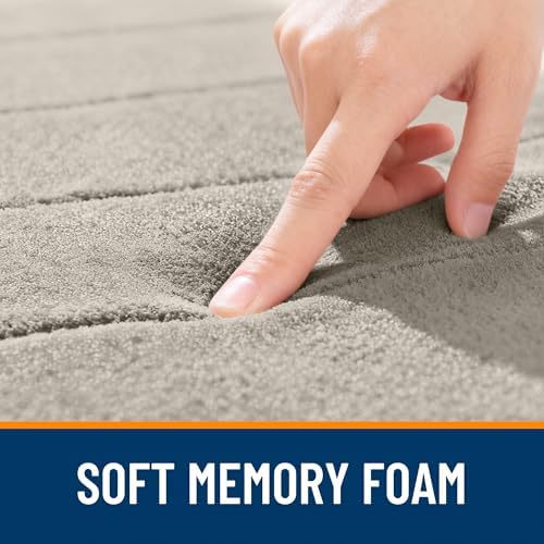 OLANLY Memory Foam Long Bathroom Rugs Runner 47x24, Super Soft Absorbent - Image 5