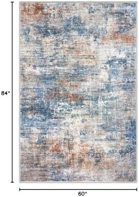 IOHOUZE Abstract Area Rugs 5x7 Ft Washable Rugs - Image 2