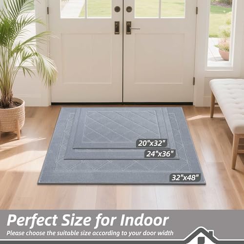 BEQHAUSE Dirt Trapper Door Mat 32" x 48", Doormat Non-Slip - Image 2