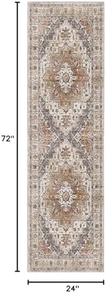 Madane Washable Runner Rug 2x6 Runners - Image 2