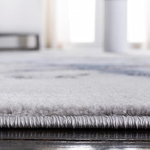SAFAVIEH Craft Area Rug 6'7"x9', Modern Grey & Blue CFT877L - Image 6