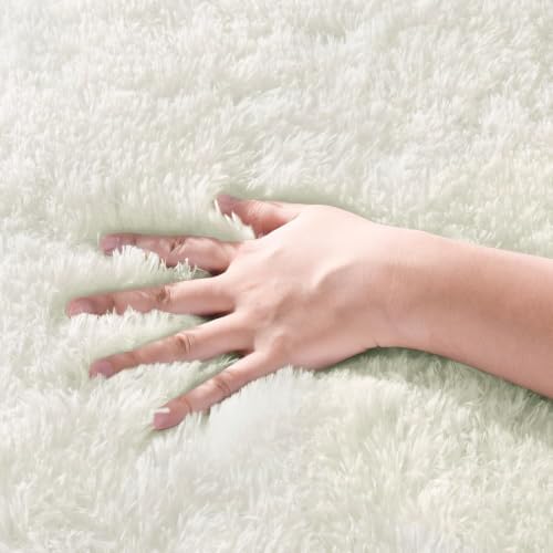 Zentavio White Living Room Rugs 8x10 Large Area Rugs - Image 2