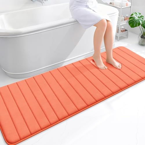 OLANLY Memory Foam Long Bathroom Rugs Runner 70x24, Super Soft Absorbent by OLANLY