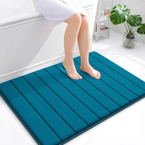 OLANLY Memory Foam Large Bath Mat 40x32, Super Soft Absorbent Bathroom Rugs by OLANLY