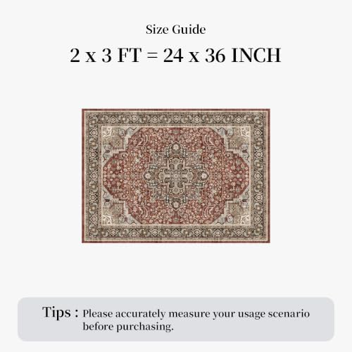 2x3 Washable Entryway Area Rug - Image 2