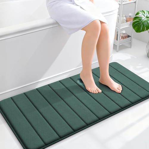 OLANLY Memory Foam Long Bathroom Rugs Runner 44x20, Super Soft Absorbent by OLANLY