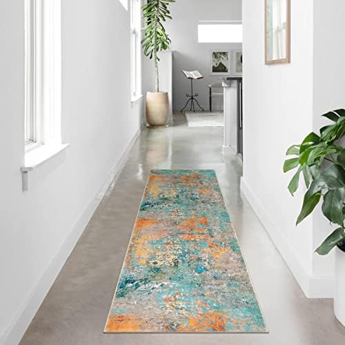 Lahome Modern Abstract Runner Rug - Image 3