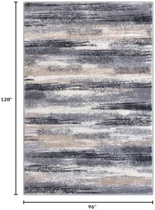 Lansny Modern Abstract 8x10 Area Rugs - Image 2