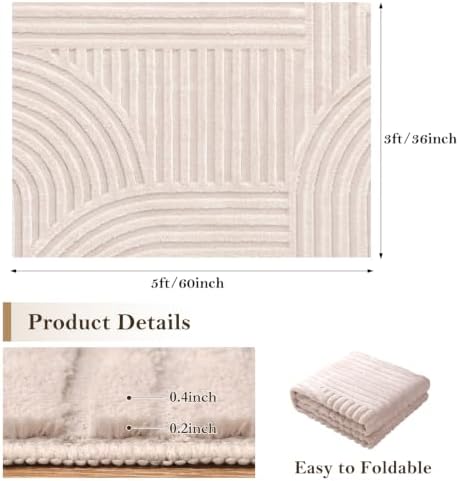 Ciicool 3x5 Washable Area Rug - Image 2