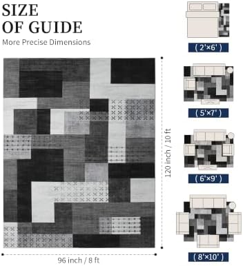 YIHOUSE Modern Washable 8x10 Area Rugs - Image 6