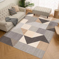 HOMFINE Washable Modern Area Rug by HOMFINE
