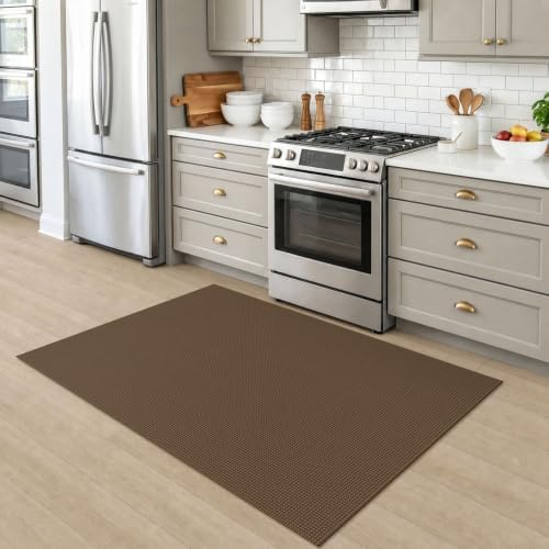 EARTHALL Woven Area Rug 4x5 Ft Washable Rugs - Image 6