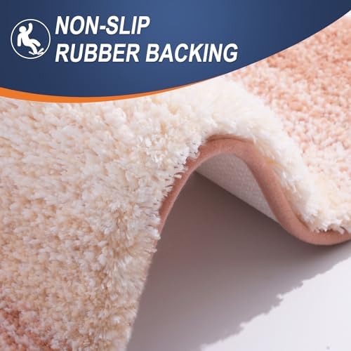 OLANLY Bathroom Runner Rug 40x20, Extra Soft Absorbent Microfiber Bath Rugs - Image 5
