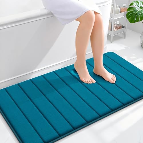 OLANLY Memory Foam Long Bathroom Rugs Runner 44x24, Super Soft Absorbent by OLANLY