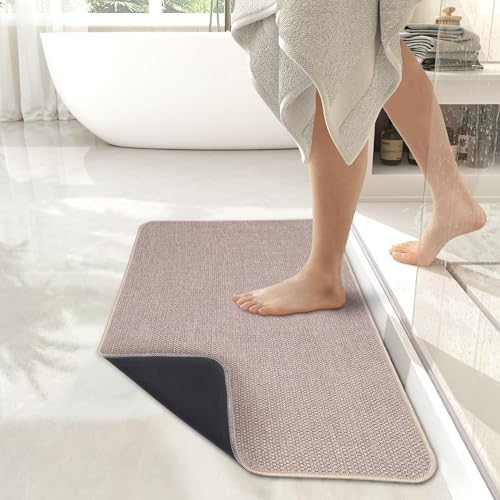 Bosap Bath Mat, Ultra Thin Bathroom Runner Rugs, Large Bath Mats - Image 6
