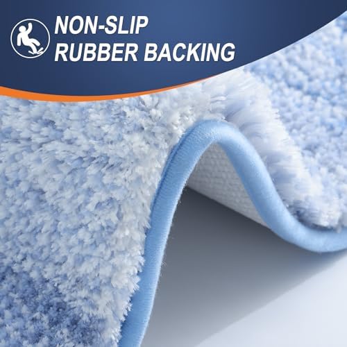 OLANLY Small Bathroom Rugs 24x16, Extra Soft Absorbent Microfiber Bath Rugs - Image 5
