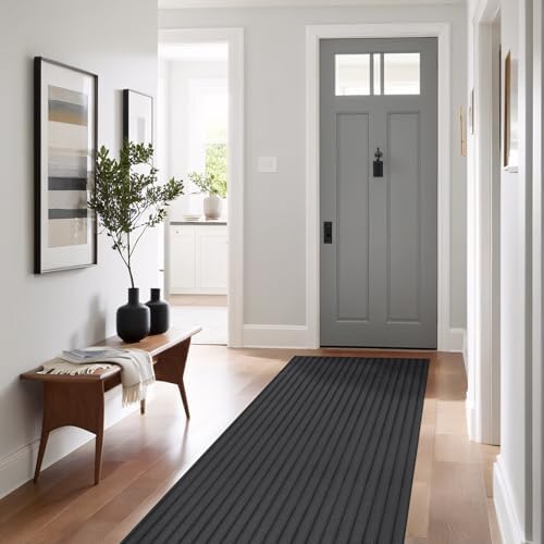 Fluffy Area Rug 2 x 7 Modern Durable Ultra Soft Plush Ribbed Indoor Rugs by BeverlyRug