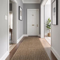 Beverly Rug Easy Jute Natural Runner Rug 2x7 Solid Washable Durable Outdoor by BeverlyRug