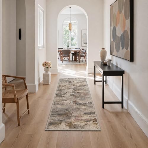 BEIMO 2X5 Washable Runner Rug for Kitchen, Modern Abstract Soft Non Slip by BEIMO