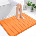 OLANLY Memory Foam Large Bath Mat 40x32, Super Soft Absorbent Bathroom Rugs by OLANLY