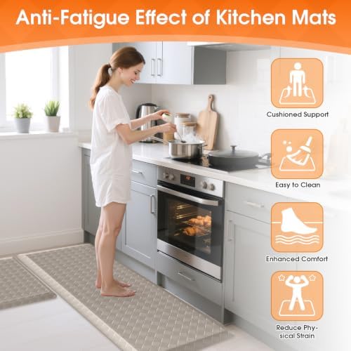 TranquilRelax 4/5 Inch Cushioned Anti Fatigue Kitchen Mats - Image 4