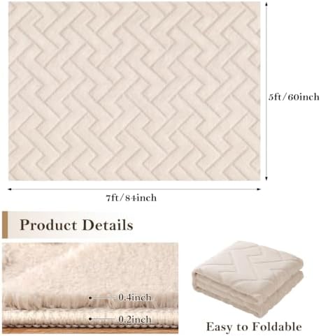 Ciicool 5x7 Area Rug for Living Room - Image 2