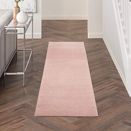 Nourison Home Nourison Essentials Pink 2'2" x 10' Area Rug by NourisonHome