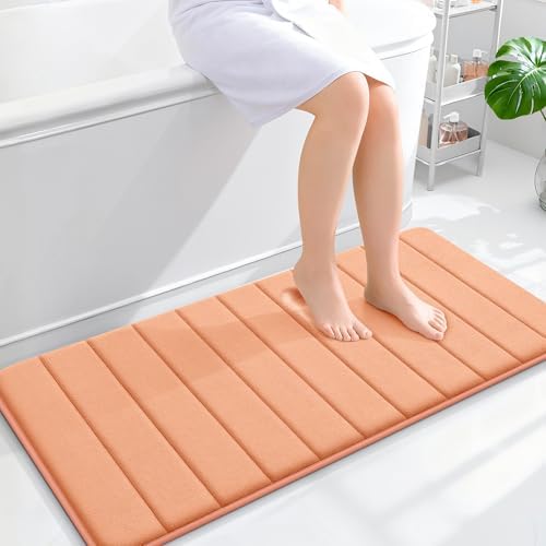 OLANLY Memory Foam Long Bathroom Rugs Runner 44x20, Super Soft Absorbent by OLANLY