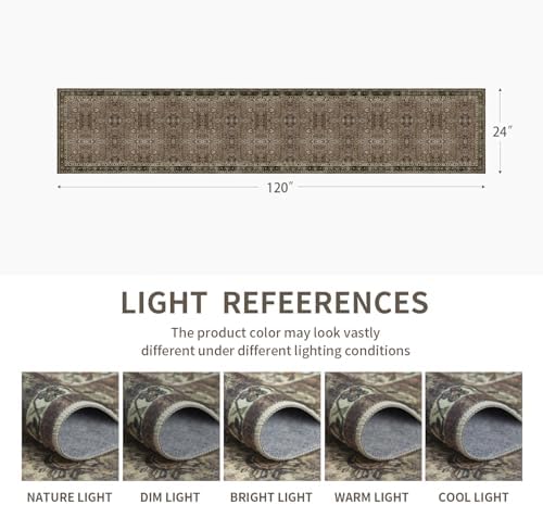 2x10 Washable Runner Hallway Rug - Image 2