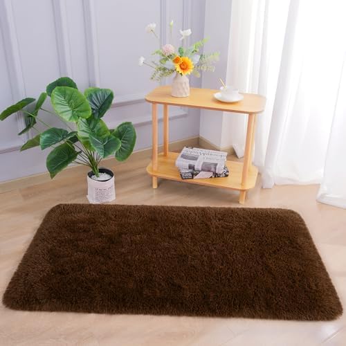 Chicrug Soft Runner Rug for Bedroom Living Room Plush Fluffy Rugs 2x4 - Image 5
