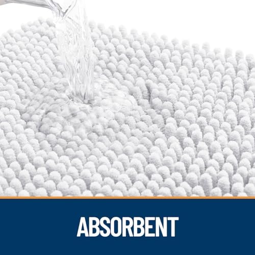 OLANLY Dog Door Mat for Muddy Paws 70x32, Super Absorbent Chenille Mud Mat - Image 3