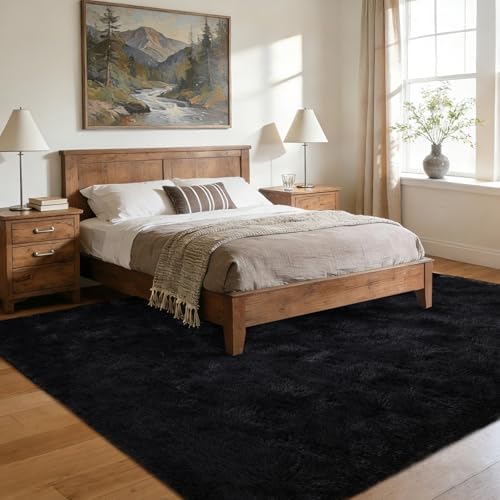 5x7 Fluffy Shaggy Area Rugs Non-Slip Soft - Image 3